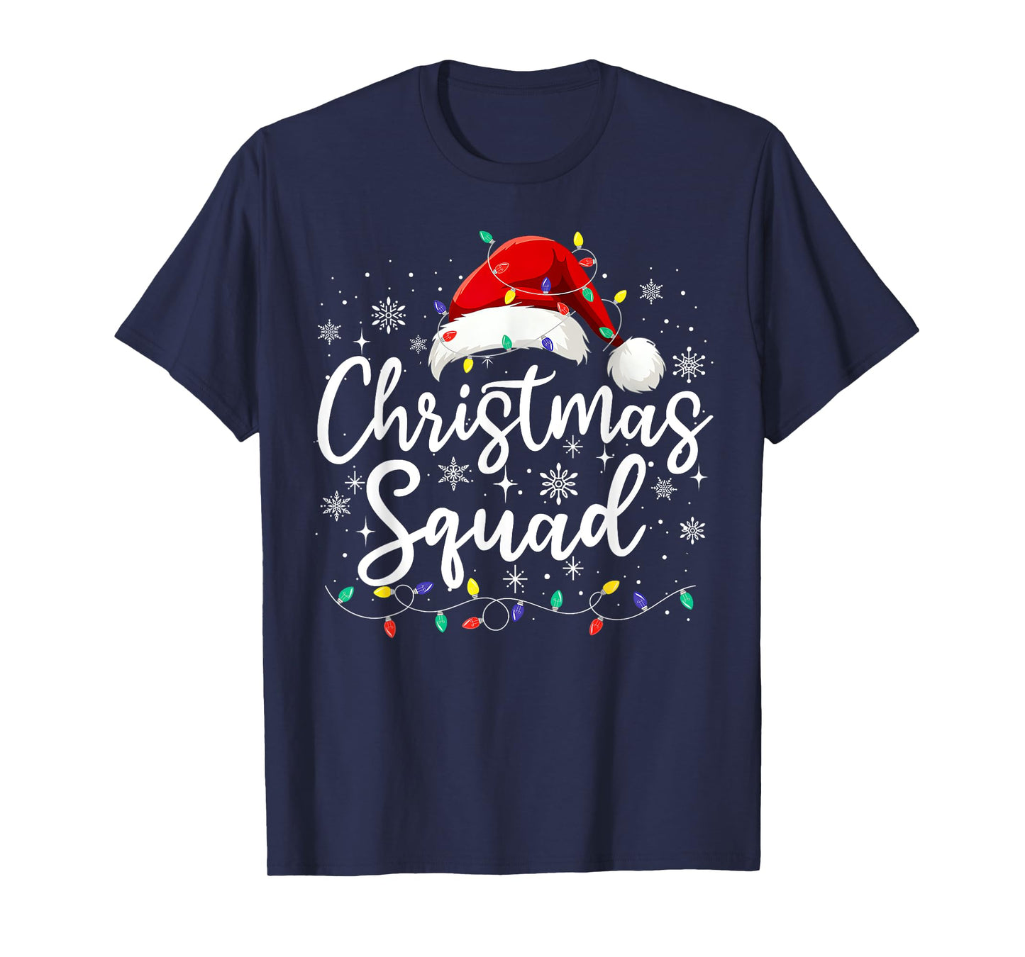Christmas Squad Family Group Matching Christmas Pajama Party T-Shirt