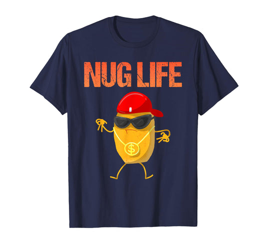 Cool Chicken Nugget Art For Boys Kids Chicken Nugget Lover T-Shirt