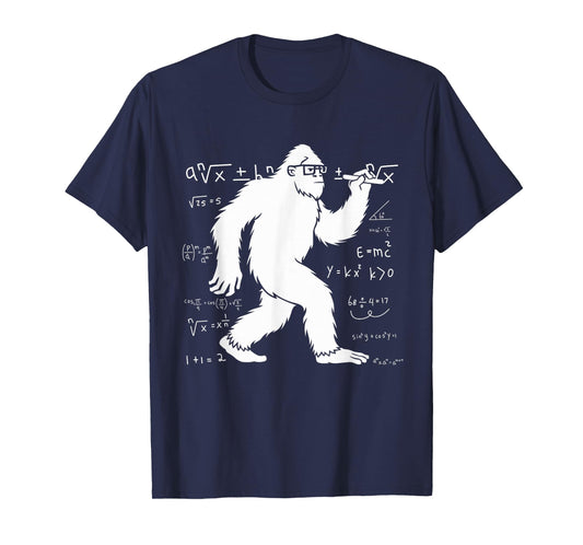 Funny Bigfoot Math Pun For Teachers Students Pi Day T-Shirt