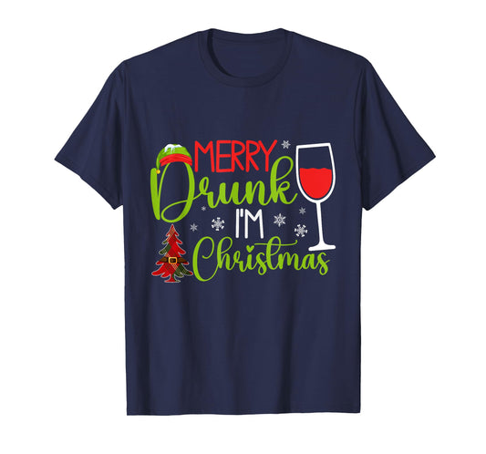 Merry Drunk I'm Christmas T-Shirt
