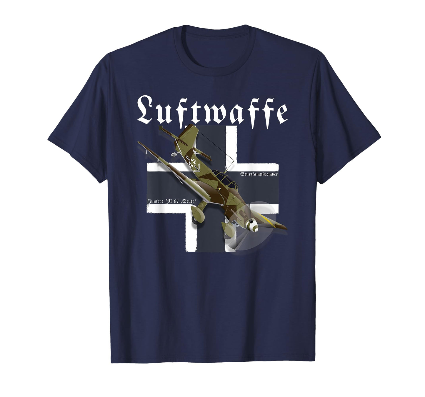 German Warbird I Junkers Ju 87 Stuka I WW2 Airplanes T-Shirt