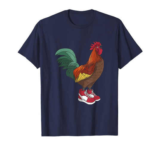 Chicken Wearing Sneakers Dank Meme T-Shirt
