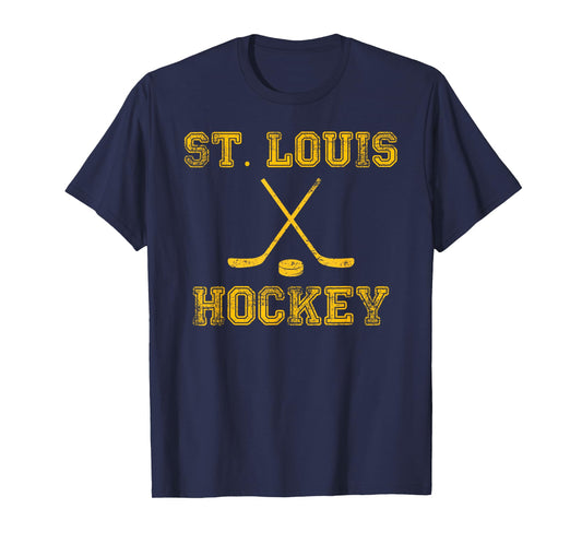 St. Louis Ice Hockey Sticks State Outile STL Tee T-Shirt