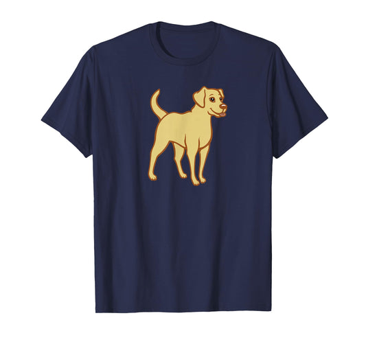 Yellow Lab Labrador Retriever Cute Dog Old Yeller Mastador Men Women Kids T-Shirt