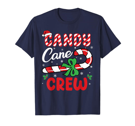 Candy Cane Crew - Funny Christmas Holiday Men Women T-Shirt