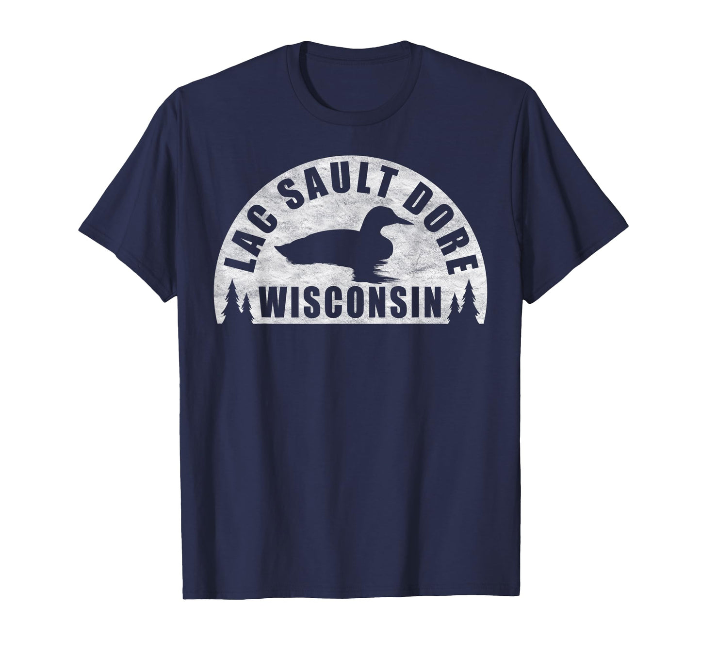 Lac Sault Dore Northern Wisconsin Loon T-Shirt