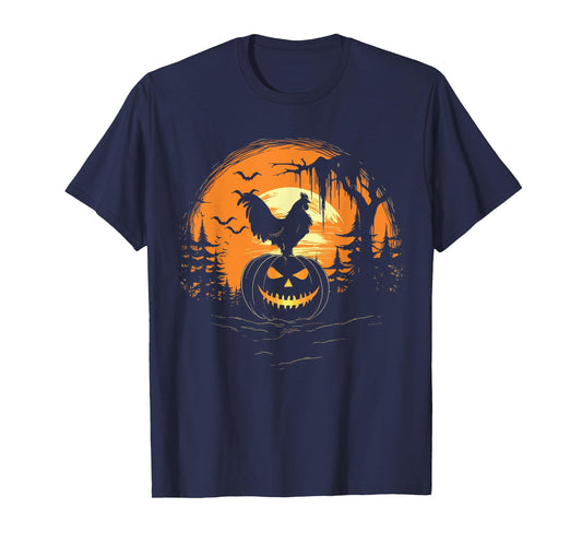 Chicken Halloween Trick Or Treat Chicken Farmer Rooster T-Shirt