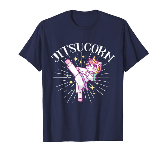 Brazilian Jiu Jitsu MMA Bjj Hugger Unicorn Jitsucorn T-Shirt