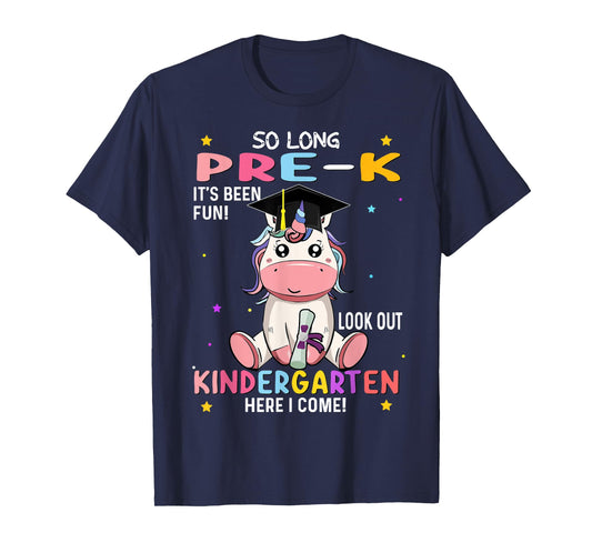 So Long pre k graduation 2025 look out Kindergarten girls T-Shirt