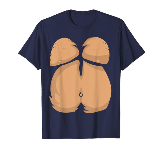 Monkey Costume Easy Lazy Halloween For Boys Men T-Shirt