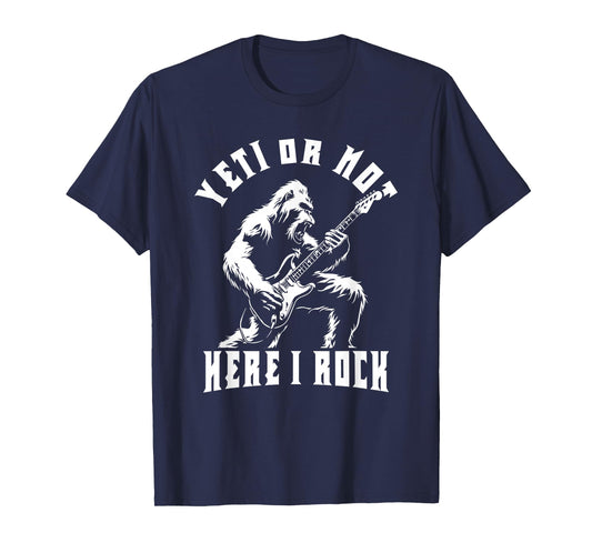 Funny Rock And Roll Bigfoot T-Shirt