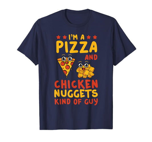 Chicken Nugget Pizza Lovers Nuggies Fans Nug Fast Food T-Shirt