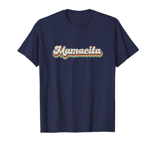 Mamacita Womens Retro Top For Women Cute Vintage Mommy T-Shirt