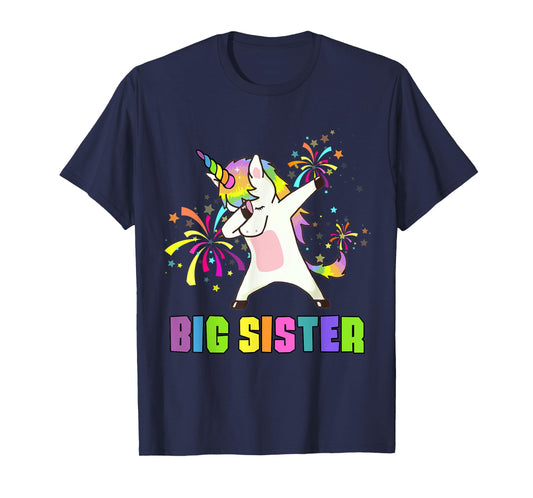 Big Sister Unicorn Dab Dance T-Shirt