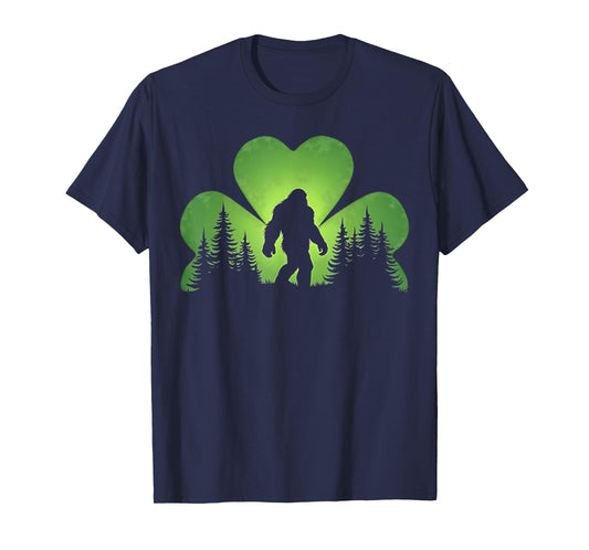 St Patricks Day Bigfoot Sasquatch Shirt Saint Paddys Irish T-Shirt