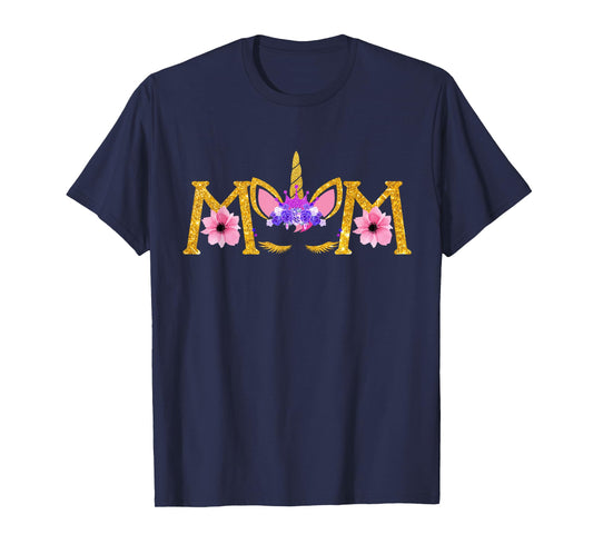 Unicorn Mom Mamacorn Shirt Mommy of the Unicorn Girl T-Shirt