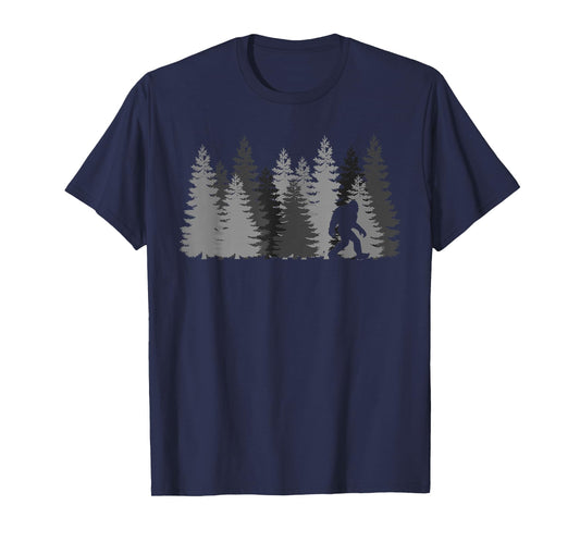 Bigfoot in the Forest Sasquatch Yeti T-Shirt