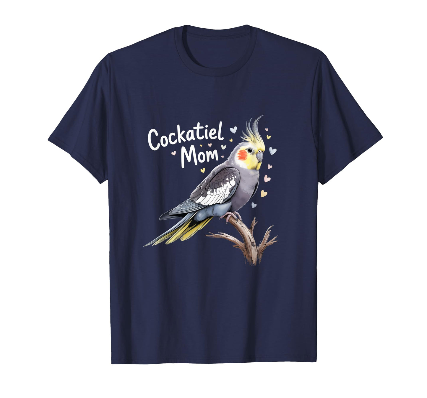 Cockatiel Mom Funny Bird Lover Women T-Shirt