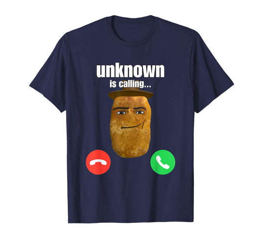Chicken Nugget Man Face Cowboy Meme T-Shirt