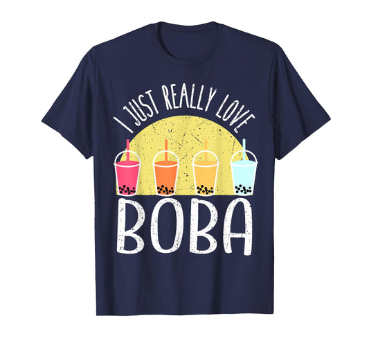 I Just Really Love Boba Japanese Kawaii Anime KIDS Gifts T-Shirt