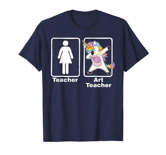 Funny Unicorn Art Teacher T-shirt Art Teacher Gifts T-Shirt for Men Women Girls Kids