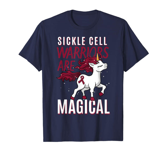 Sickle Cell Disease SCD Warrior Blood Disorder Unicorn Lover T-Shirt
