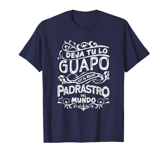 Camiseta Mejor Padrastro del Mundo para Dia del Padre T-Shirt