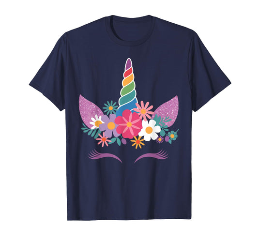 Cute Unicorn Face present for Unicorn Lovers and Dreamers T-Shirt