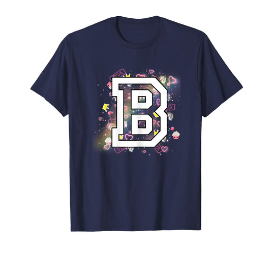 Kids Letter B Clothing For a Girl Who's Name Starts With B T-Shirt