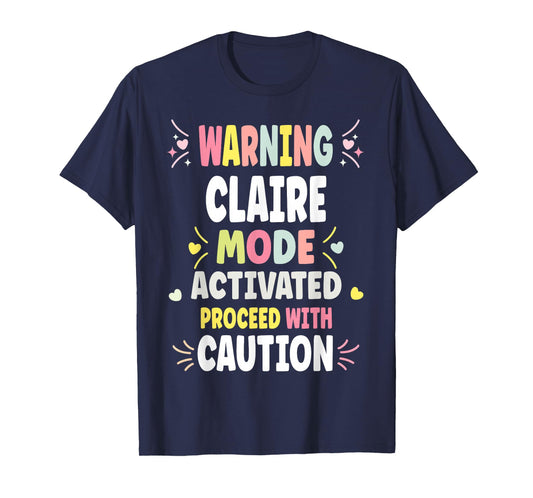 CLAIRE Personalized Women's Gift Custom CLAIRE T-Shirt