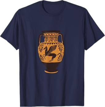 Pegasus Ancient Greek Vase Illustration for Classicists T-Shirt