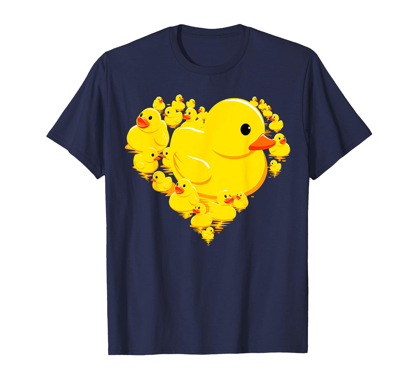 Funny Rubber Duck Hearts Quack Ducky Valentine's Day Gifts T-Shirt