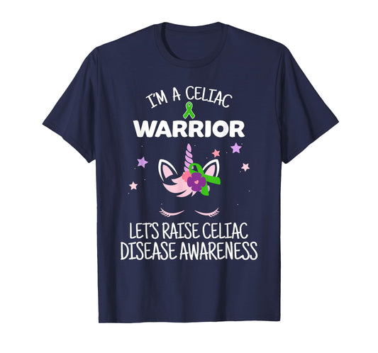 Unicorn Celiac Warrior, Celiac Disease Awareness T-Shirt