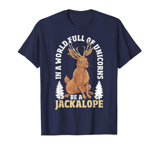 Jackalope Unicorn Mythical Cryptid Animal Jackalope T-Shirt