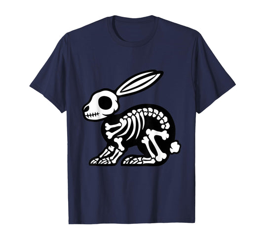 Cute Halloween Bunny Skeleton Animal Rabbit Archeologist T-Shirt