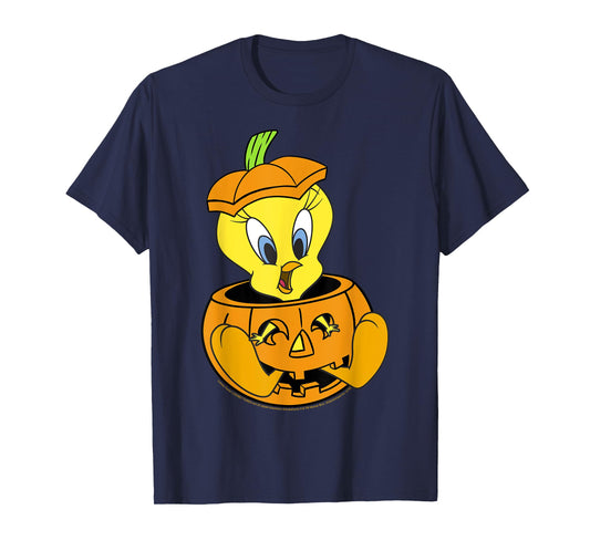 Looney Tunes Halloween Tweety Bird Pumpkin T-Shirt