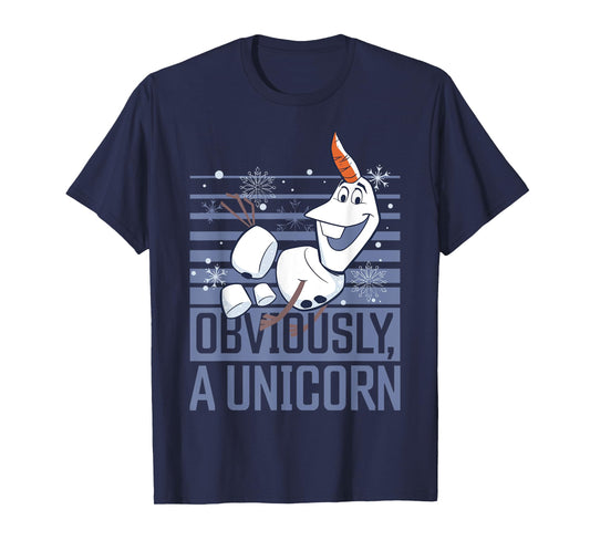Disney Frozen 2 Olaf Obviously A Unicorn T-Shirt