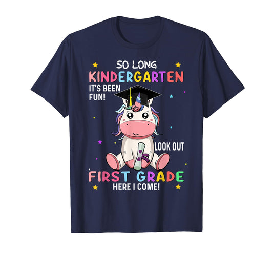 So Long Kindergarten graduation class 2025 unicorn girls T-Shirt