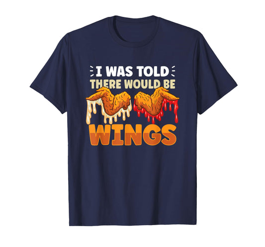 Chicken Wings Wing Hot Cooked Chicken Fast Food T-Shirt