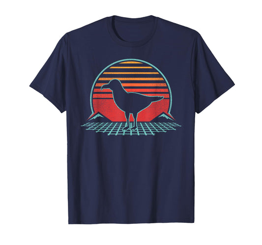 Albatross Lover Bird Animal Retro Vintage 80s Style T-Shirt