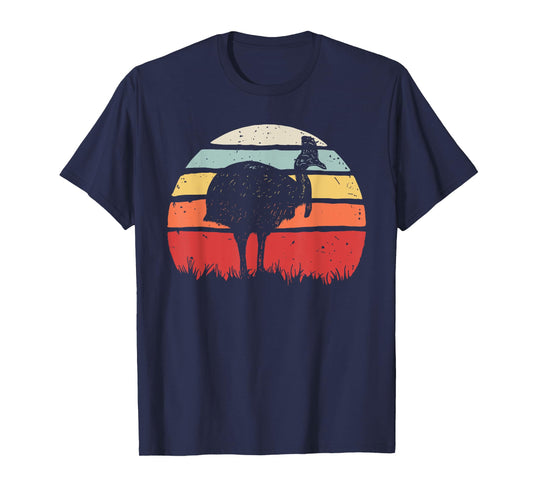 Vintage Retro Cassowary Bird T-Shirt