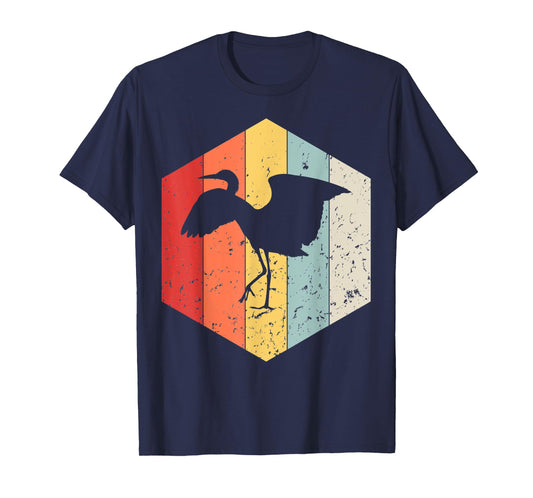 Egret Gird Retro Vintage T-Shirt