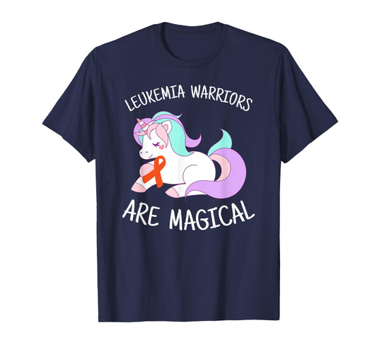 Unicorn Leukemia Awareness Gift, Leukemia Warrior T-Shirt