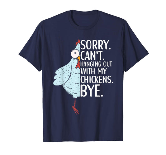 Chicken Owner Chicken Funny Quote Chicken Outfit for Women T-Shirt