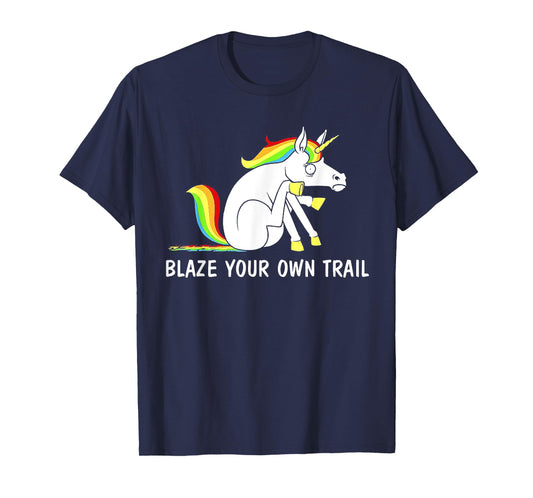 Blaze Your Own Trail Unicorn T-Shirt