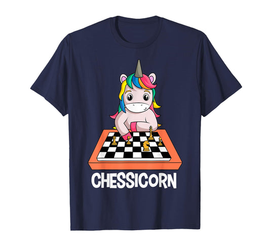 Chessicorn Chess Players Unicorn Lovers T-Shirt