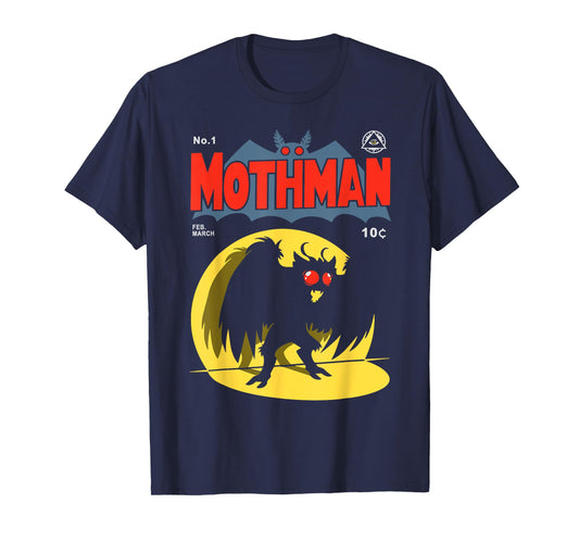 Mothman The legend comic Cryptid Hunter Gift T-Shirt