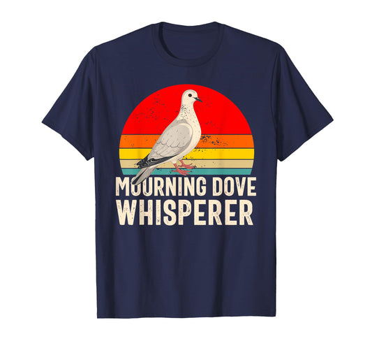 Mourning Dove Bird Lover Women Men Girl Boys Retro Vintage T-Shirt
