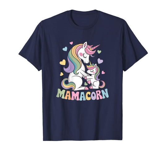 Funny Mamacorn Unicorn Mothers Day Mom Women Mother T-Shirt