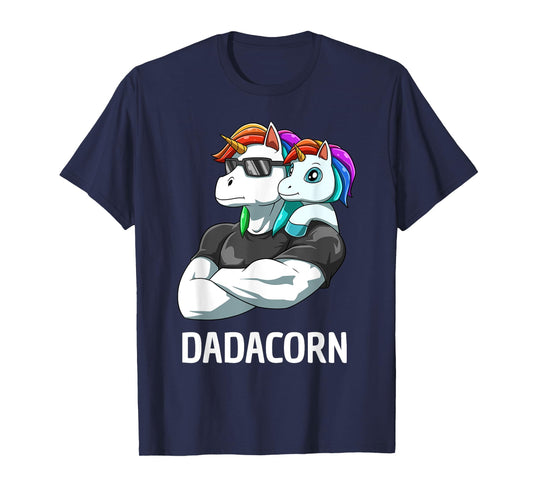 Dadacorn - Father Daughter Unicorns T-Shirt